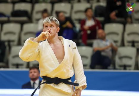 Orădeanul Ioan Dzitac, medaliat cu bronz la Europenele de judo juniori de la Praga (FOTO)