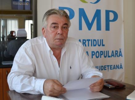 Ioan Hulea şi-a dat demisia din funcţia de preşedinte al PMP Bihor şi a ieşit din partid
