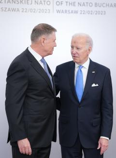 Klaus Iohannis s-a întâlnit cu Joe Biden la Varşovia. „România este dispusă să sprijine Republica Moldova în orice scenariu” (VIDEO)