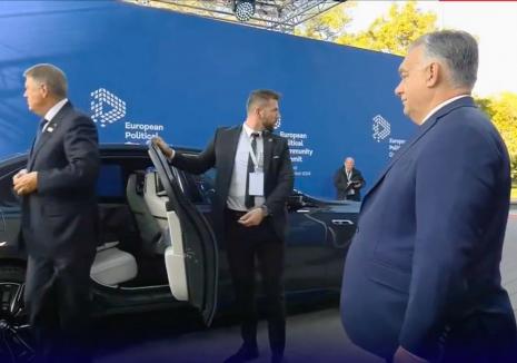 Gafa președintelui: Klaus Iohannis i-a întors spatele premierului ungar Viktor Orbán (VIDEO)