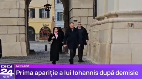 S-a dus la biserică. Klaus Iohannis, la prima apariție în spațiul public după demisie