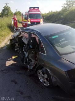 Un copil a fost ucis, iar familia lui - grav rănită într-un accident cu un TIR pe drumul Arad – Oradea (FOTO)