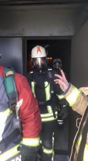 Noi dotări pentru pompierii din Bihor: Containere în care simulează incendii grave (FOTO / VIDEO)