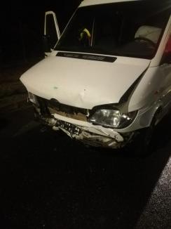 Accident cu două microbuze și un autoturism în zona Parcului Industrial I din Oradea: 17 persoane implicate, dintre care 9 au ajuns la Spitalul Județean