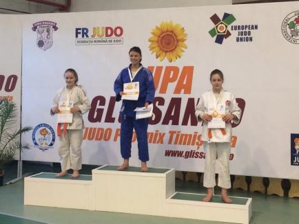 Patru medalii pentru tinerele judoka de la Crișul Oradea la turneul internațional „Cupa Glissando” de la Timișoara!