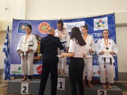 Orădeanca Iasmina Gyoker, campioană balcanică la judo juniori IV (U15) (FOTO)