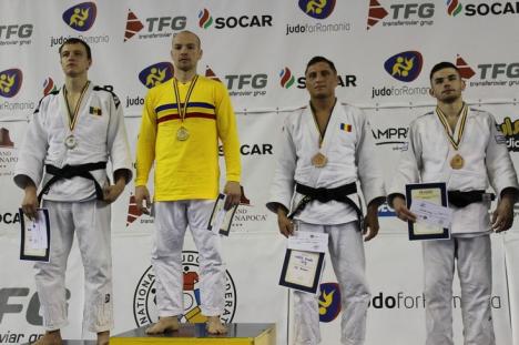 Nouă medalii, dintre care trei de aur pentru judoka orădeni la Campionatul Naţional de seniori de la Cluj!
