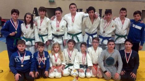 Tinerii judoka orădeni au câştigat 13 medalii la turneul internaţional din Austria