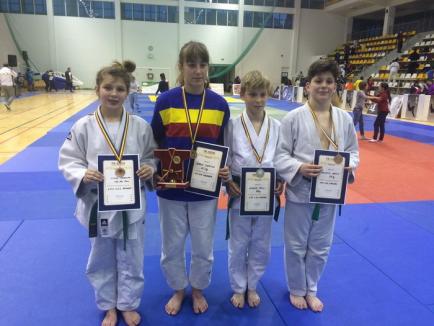Şase clasări pe podium pentru judoka orădeni la etapa finală a CN pentru copii de la Miercurea Ciuc