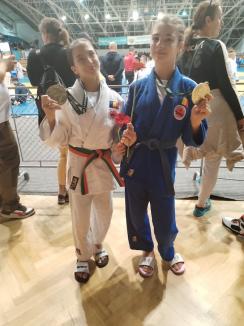 Patru medalii, dintre care trei de aur, pentru tinerii judoka de la ACS Olimpikus Oradea, la turneul internaţional din Ungaria de la Szeged