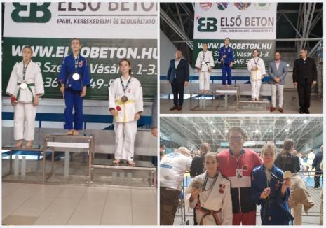 Patru medalii, dintre care trei de aur, pentru tinerii judoka de la ACS Olimpikus Oradea, la turneul internaţional din Ungaria de la Szeged