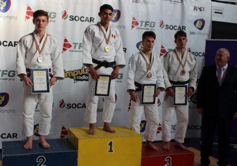 Juniorii orădeni s-au remarcat şi la întrecerilei Cupei României de judo seniori