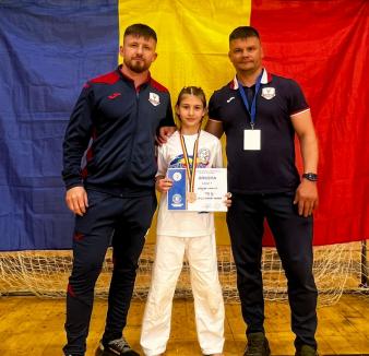 O medalie de aur şi una de bronz pentru micii judoka de la LPS - Champions Oradea la Naţionalele de la Arad (FOTO)