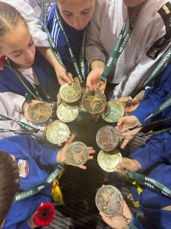 Sportivii de la LPS Champions Oradea au obținut 12 medalii la turneul internaţional de judo de la Szeged (FOTO)