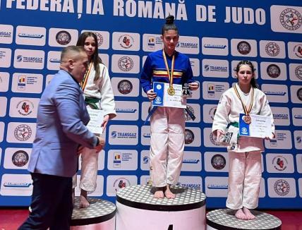 Nagy Talida de la Viitorul Borş, campioană naţională la judo U18