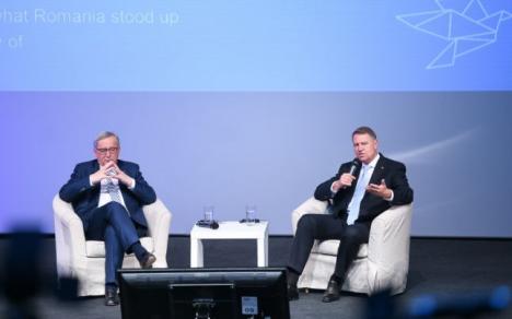 Liderii Europei se întâlnesc la Sibiu. Jean-Claude Juncker: 'Nu sunt mulţumit de ce se întâmplă-n România'. Klaus Iohannis: 'Suntem doi'