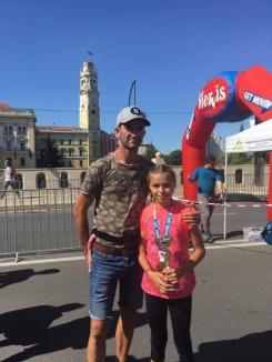 Tânăra speranţă a atletismului bihorean, Kiss Kamilla, pe primul loc la Oradea City Running Day! (FOTO)