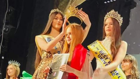 O fetiță din Oradea, aleasă de Cătălin Botezatu să reprezinte România la un concurs de frumusețe din SUA (FOTO)