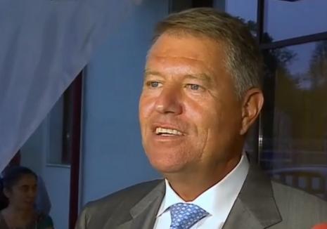 Iohannis, întrebat dacă se teme de suspendare: „Ha, ha, ha!”