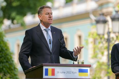 România, Franţa, Germania şi Italia susţin candidatura 'imediată' a Ucrainei la UE. Mesajul preşedintelui Iohannis după întâlnirea cu Zelenski (FOTO)