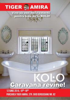 Ultimele trenduri la obiecte şi instalaţii sanitare: Caravana KOLO vine în Oradea!