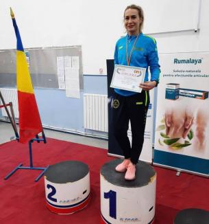 Dorina Korozsi, dublă campioană naţională de masters la Naţionalele de atletism în sală (FOTO)