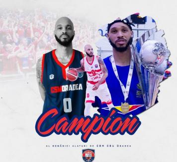 Veşti despre campioni: Kris Richard va juca şi în sezonul următor pentru CSM CSU Oradea