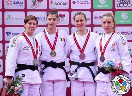 Larisa Florian a cucerit aurul la Grand Slam-ul de judo de la Baku, din Azerbaidjan!