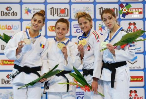 Larisa Florian a cucerit titlul de vicecampioană europeană la judo tineret!
