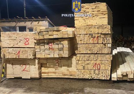Un șofer din Suceava prins cu cherestea fără acte în Bihor a fost reţinut de Poliție: e în anchetă pentru afaceri ilegale cu lemne cu un angajat al Gărzii Forestiere