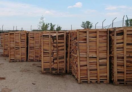 Poliţiştii din Bihor au descins la un depozit de material lemnos din Talpoş: Într-o singură lună, a vândut 'la negru' peste 350 de metri cubi de  lemne de foc