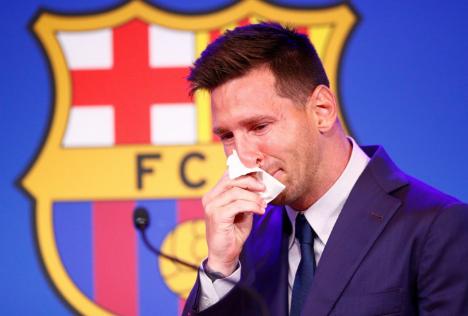 Messi, în lacrimi la plecarea de la FC Barcelona, după 20 de ani: 'Toată viaţa mea a fost aici' (VIDEO)