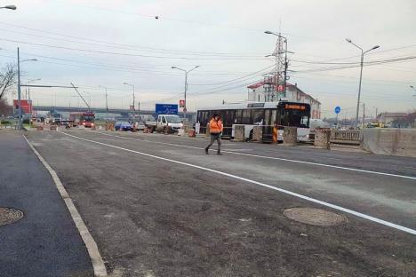 OTL: Stația de autobuz de pe Podul Peța nu va mai funcționa timp de 60 de zile din cauza lucrărilor la noua linie de tramvai