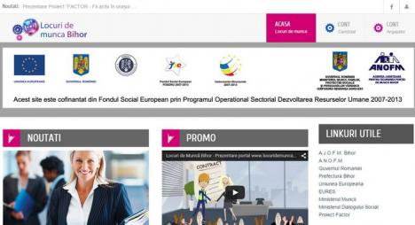 Şomerie online: AJOFM Bihor a lansat un site pentru locurile de muncă vacante din judeţ