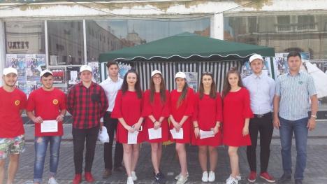 Elevii de la Liceul Sportiv promovează donarea de sânge