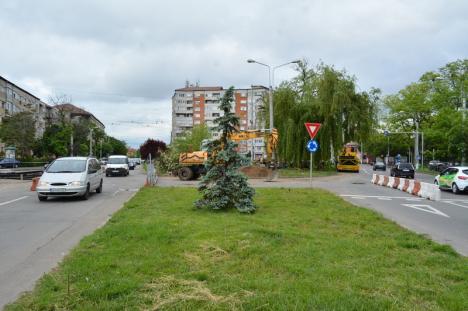 Atenţie, şoferi: Noi restricţii în sensul giratoriu din Calea Aradului (FOTO)