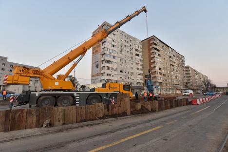 Au început lucrările la viitorul pasaj subteran de lângă Piaţa Cetate din Oradea! (FOTO / VIDEO)