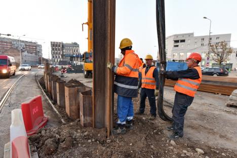 Au început lucrările la viitorul pasaj subteran de lângă Piaţa Cetate din Oradea! (FOTO / VIDEO)