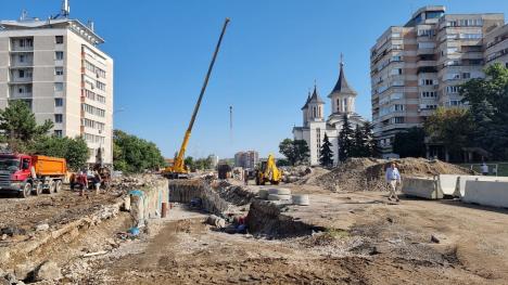 Primăria Oradea: 70% dintre lucrările la pasajele subterane din Centrul Civic au fost realizate. Vezi cum arată! (FOTO)