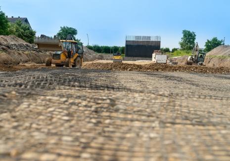 Centura Sânmartin a ajuns la 40%. Un proprietar din Băile 1 Mai împiedică execuția unui pod și amână finalizarea proiectului peste termenul programat (FOTO)