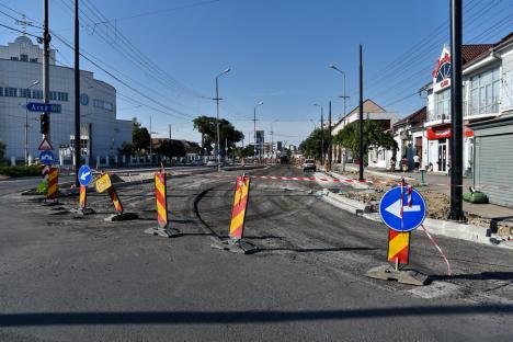 Bulevardul Decebal, modernizat din subteran: CAO primește bani de la Primăria Oradea ca să schimbe o conductă veche, din azbociment (FOTO/VIDEO)