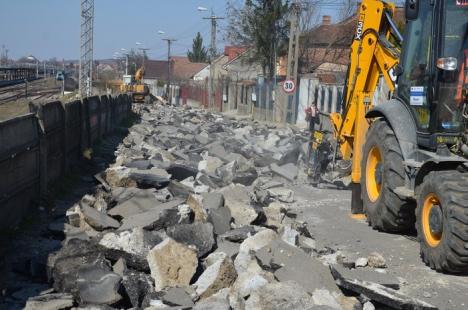 Drumul (merge) rapid. Selina toarnă structura de susţinere a viaductului peste străzile Gheorghe Doja şi Louis Pasteur (FOTO)