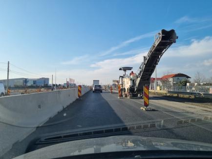 Strabag trage tare: asfaltează de zor Calea Sântandreiului la racordul cu drumul de legătură spre autostradă. Stadiul lucrărilor (FOTO/VIDEO)