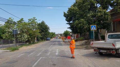 Drumul rapid dintre strada Suişului şi ieşirea din Oradea spre Biharia, realizat în proporţie de 50%. Imagini în premieră de pe şantier (FOTO / VIDEO)