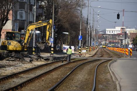 Lucrările de modernizare a bulevardului Nufărul-Cantemir se mută în şosea (FOTO)
