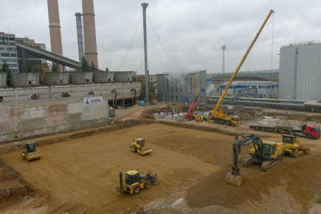 Au început lucrările la clădirile care vor găzdui noile motoare termice ale Termoficare Oradea. Cu cât vor scădea emisiile de CO2 (FOTO/VIDEO)