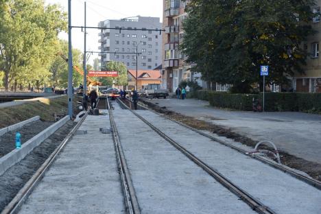 Noua linie de tramvai Calea Aradului - Cantemir ar putea fi gata până la sfârşitul anului (FOTO / VIDEO)