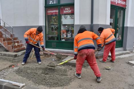 Se amenajează bretelele ocolitoare ale Pasajului Decebal, pentru reluarea circulaţiei pe strada Tudor Vladimirescu (FOTO)