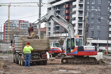 Se amenajează bretelele ocolitoare ale Pasajului Decebal, pentru reluarea circulaţiei pe strada Tudor Vladimirescu (FOTO)