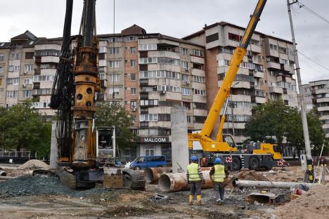 Circulația tramvaielor pe Bulevardul Decebal nu va fi reluată nici în octombrie. Noul termen anunțat de Florin Birta (FOTO)